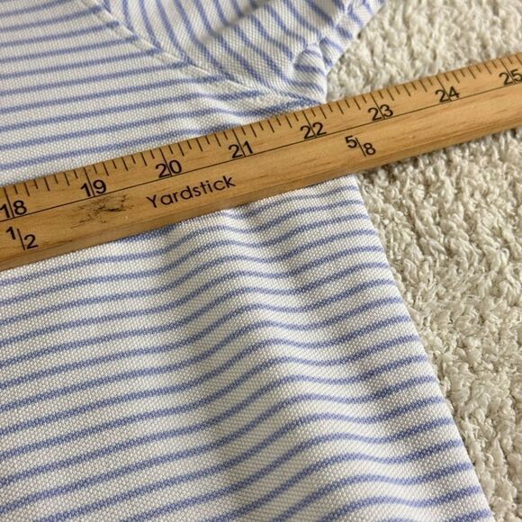 Vineyard vines by shep & lan Polo Mens size large striped Cotton Golf Rugby - Picture 7 of 11